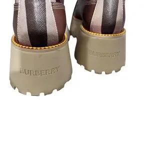 Burberry | Shoes | Burberry Mason Check Leather Platform  display picture 3